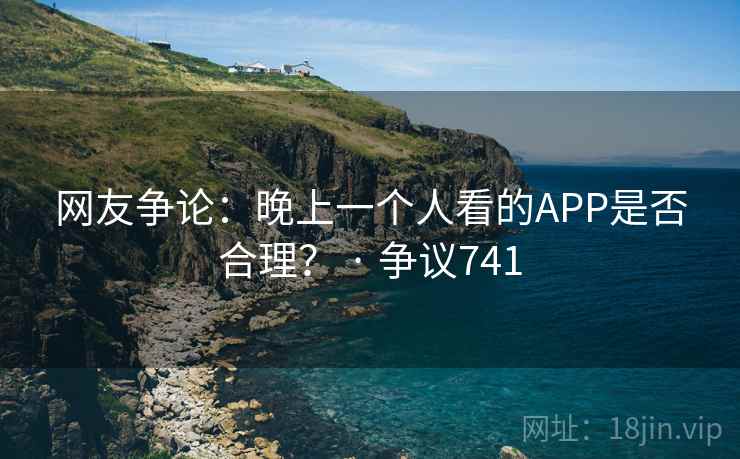 网友争论：晚上一个人看的APP是否合理？ · 争议741